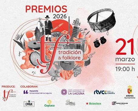 El año pasado nuestro "unido por las raíces" fue galardonado como Mejor Proyecto.

Sobre quién recaerá este año...

Gala de Premios Tradición y Folklore 2026

https://www.ull.es/portal/agenda/evento/gala-de-premios-tradicion-y-folklore-2026/

#Tradición #Folclore #Cultura #Guarache #Tacoronte #Tenerife #Canarias #unidosporelfolclore