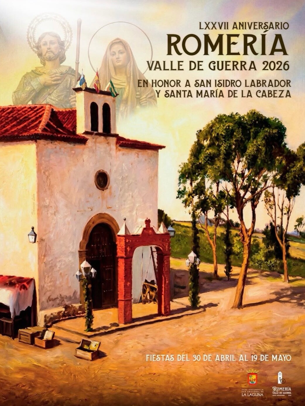 🎶🎶 mañana nos vemos en la LXXVII Romería de Valle de Guerra en honor a San Isidro Labrador 🐂🐂🍷🥩🐏🎶🎶🇮🇨 

#Tradición #Folclore #Guarache #Canarias #unidosporelfolclore #SanIsidro #Romería #ValledeGuerra