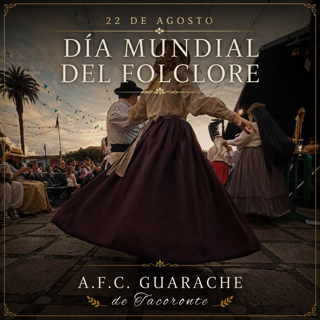 Hoy celebramos nuestras raíces, nuestras tradiciones y todo aquello que nos une a través de la música, el baile y el sentir de nuestra tierra.

Desde Guarache, queremos felicitar a todos los que mantienen vivo nuestro folclore y lo transmiten con orgullo de generación en generación.

¡Feliz Día Mundial del Folclore! 🎶