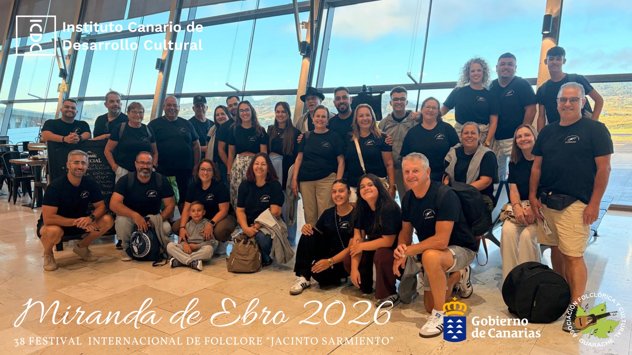 ✈️ Nos vamos a Miranda de Ebro para participar en la 38° 𝗲𝗱𝗶𝗰𝗶ó𝗻 del 𝗙𝗲𝘀𝘁𝗶𝘃𝗮𝗹 de 𝗙𝗼𝗹𝗰𝗹𝗼𝗿𝗲 𝗜𝗻𝘁𝗲𝗿𝗻𝗮𝗰𝗶𝗼𝗻𝗮𝗹 “𝗝𝗮𝗰𝗶𝗻𝘁𝗼 𝗦𝗮𝗿𝗺𝗶𝗲𝗻𝘁𝗼”

🗓️ 27 al 29 de agosto 

 #Tradición #Folclore #Guarache #unidosporelfolclore
#mirandadeebro festifolk festifolkespaña
@danzasjacintosarmiento