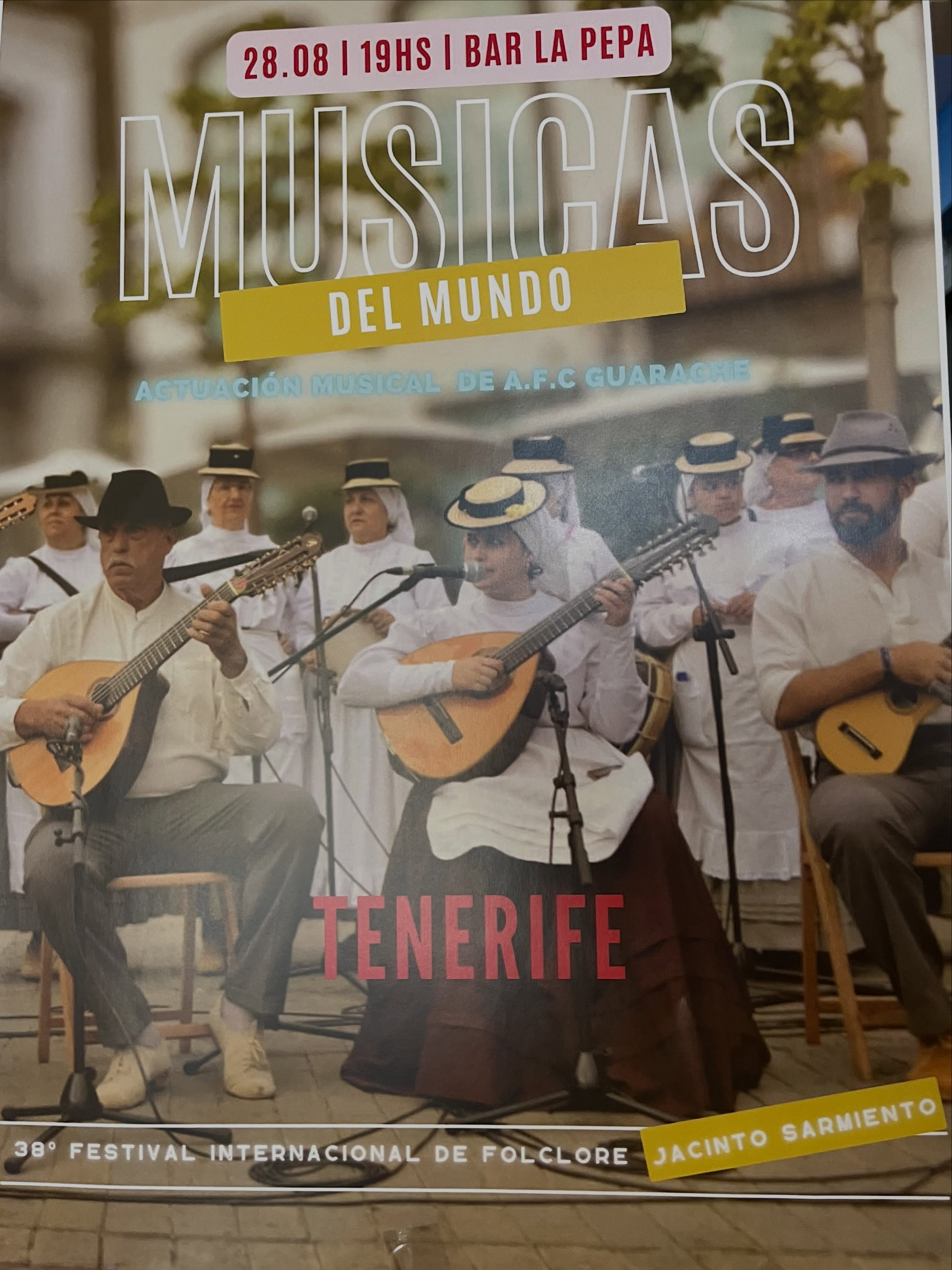 Esta tarde nos vemos en el Bar La Pepa en Miranda de Ebro

38° 𝗲𝗱𝗶𝗰𝗶ó𝗻 del 𝗙𝗲𝘀𝘁𝗶𝘃𝗮𝗹 de 𝗙𝗼𝗹𝗰𝗹𝗼𝗿𝗲 𝗜𝗻𝘁𝗲𝗿𝗻𝗮𝗰𝗶𝗼𝗻𝗮𝗹 “𝗝𝗮𝗰𝗶𝗻𝘁𝗼 𝗦𝗮𝗿𝗺𝗶𝗲𝗻𝘁𝗼”

 #Tradición #Folclore #Guarache #unidosporelfolclore
#mirandadeebro festifolk festifolkespaña
@danzasjacintosarmiento @lapepa.lapepa.750